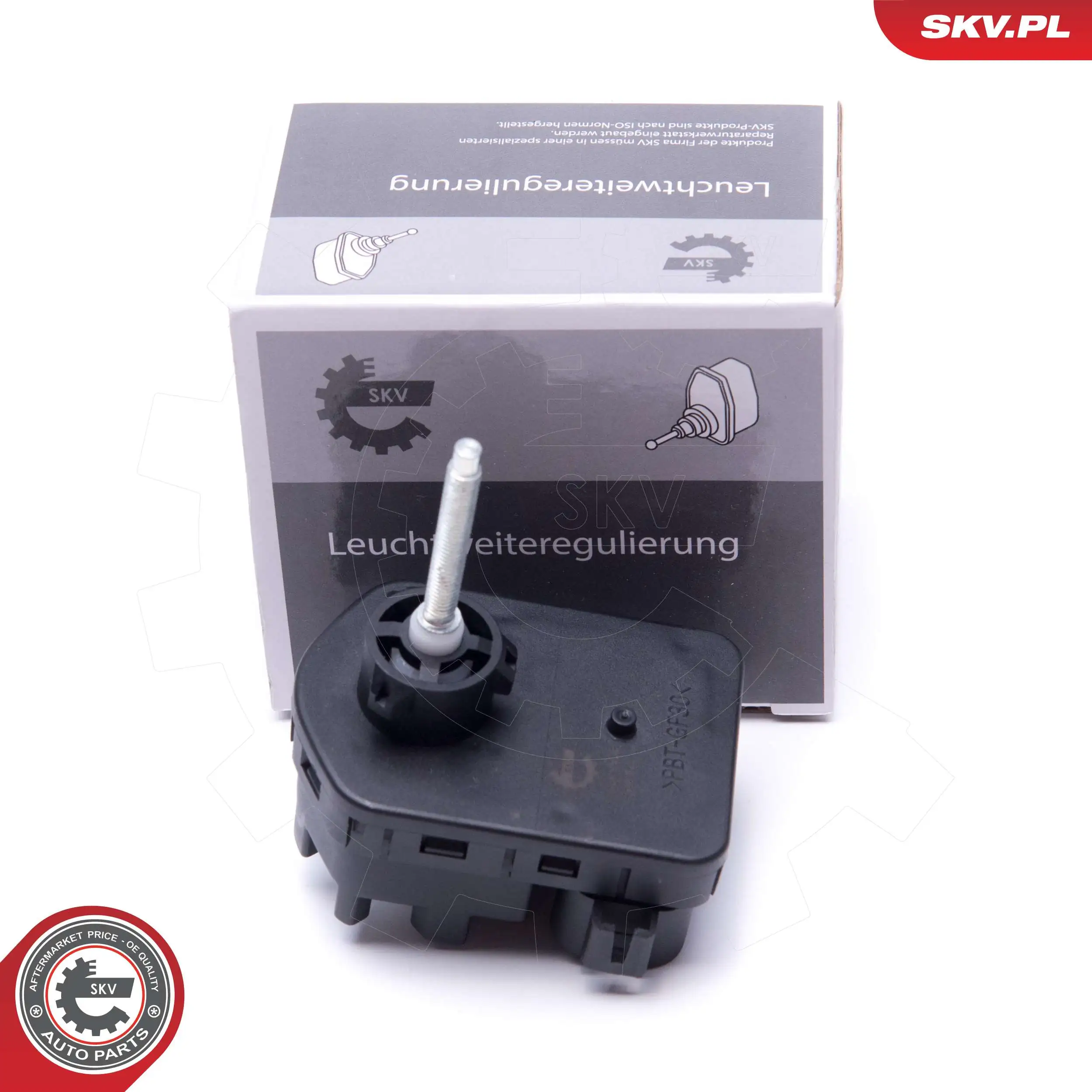 Actuator, headlight levelling